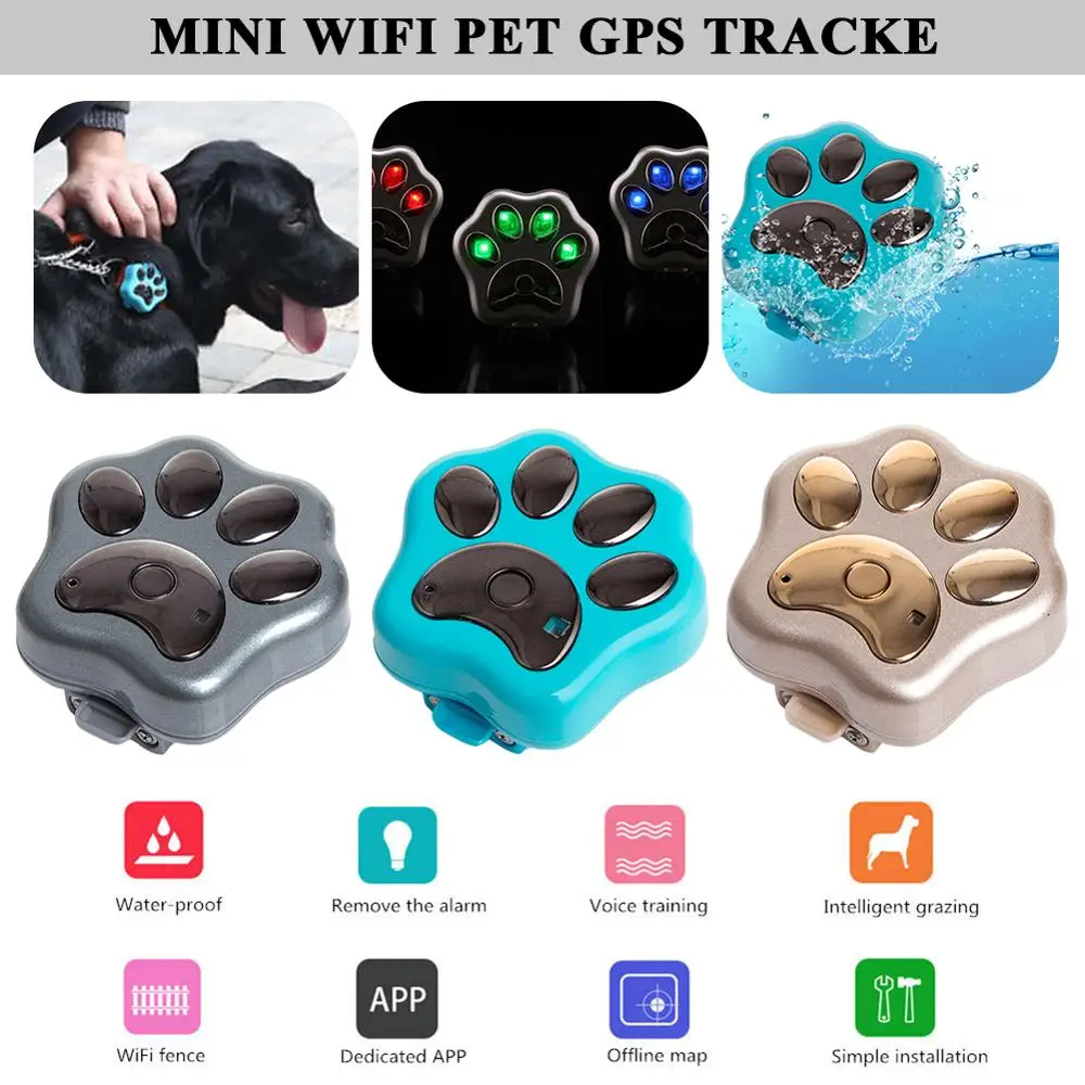 GPS трекер 3G для кошек собак домашних животных локатор водонепроницаемый WCDMA