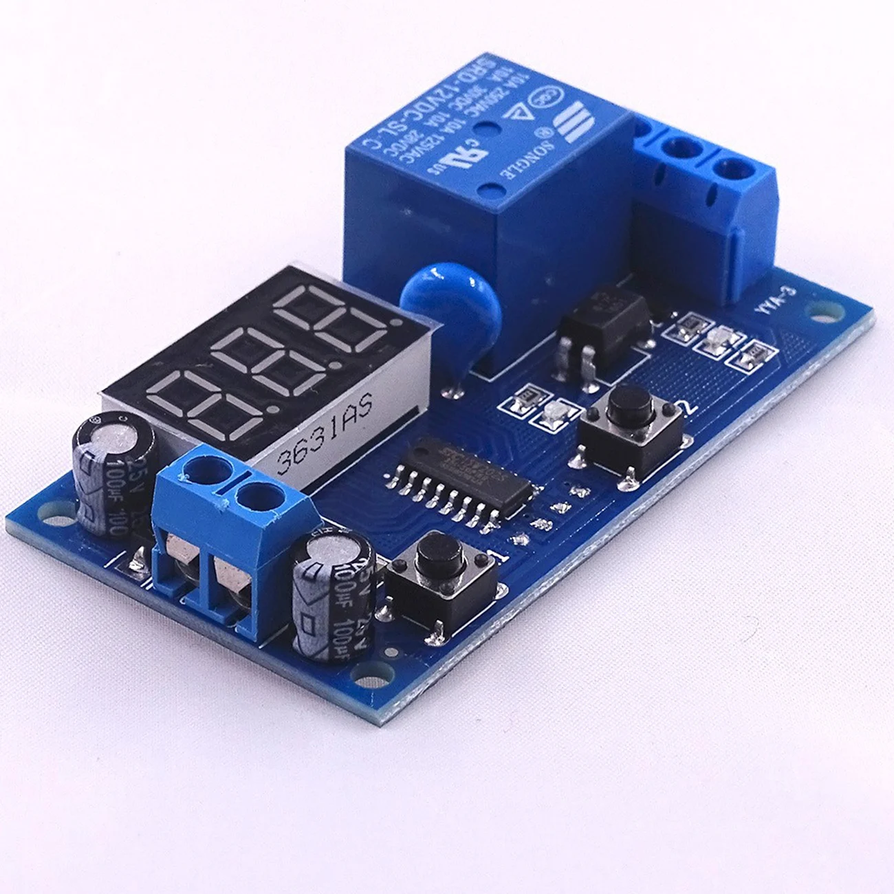 Реле задержки с цифровым дисплеем 12 В постоянного тока Многофункциональный