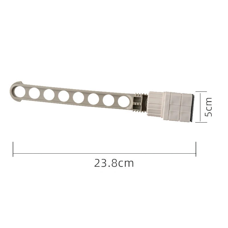 

Punch-free 8 Hanging Holes Window Drying Racks Travel Clothes Rail Portable Indoor Holder Can Adjust The Width Finishing Hangers
