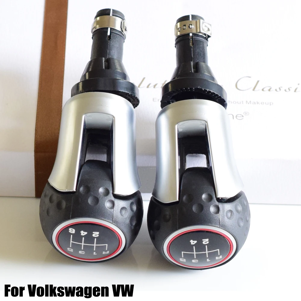 Автомобильная ручка переключения передач из АБС-пластика красная 5/6 скоростей