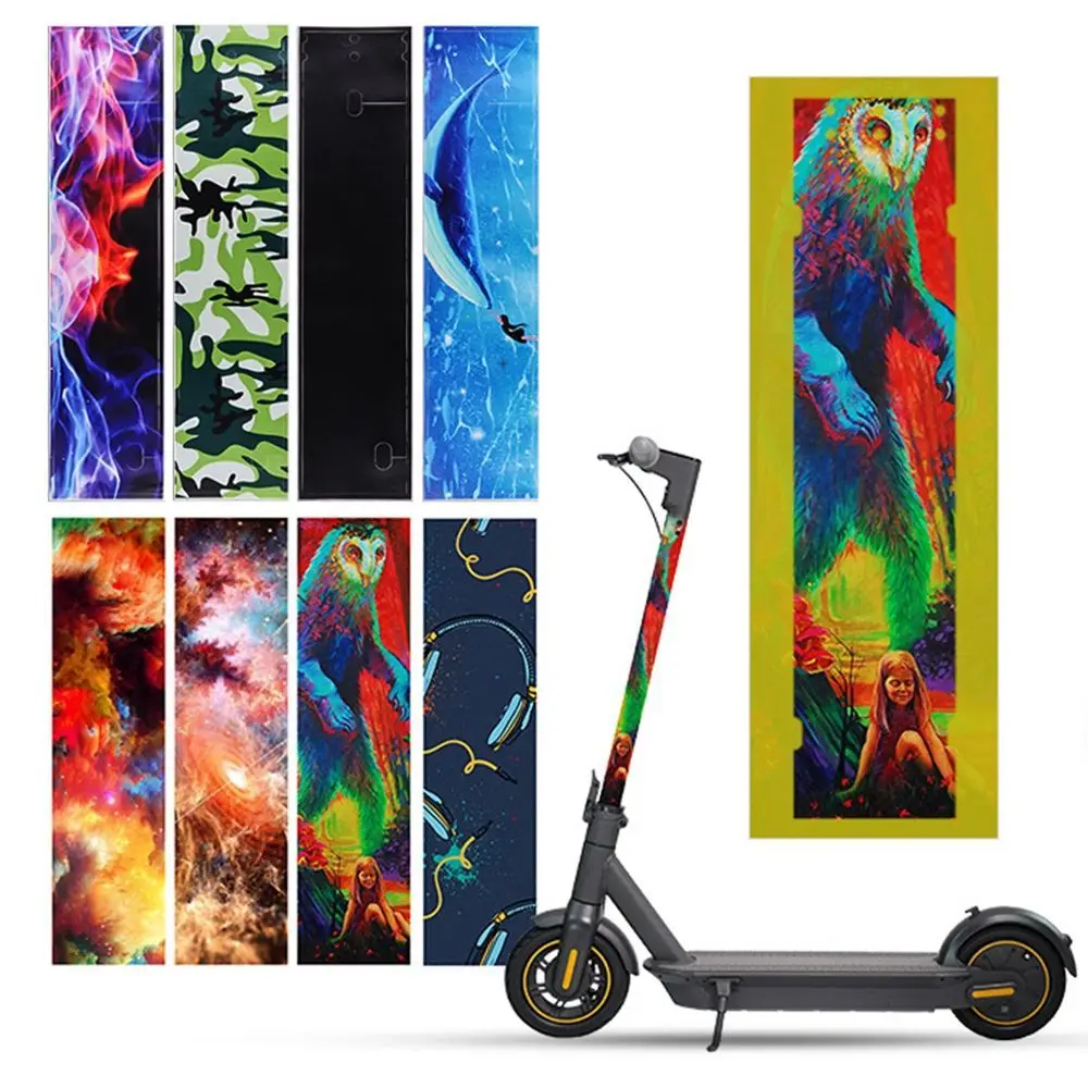 

Scooter Pole Personality PVC Waterproof Stickers Color Graffiti Pattern Sunscreen Sticker for Xiaomi Mijia M365 Electric Scooter