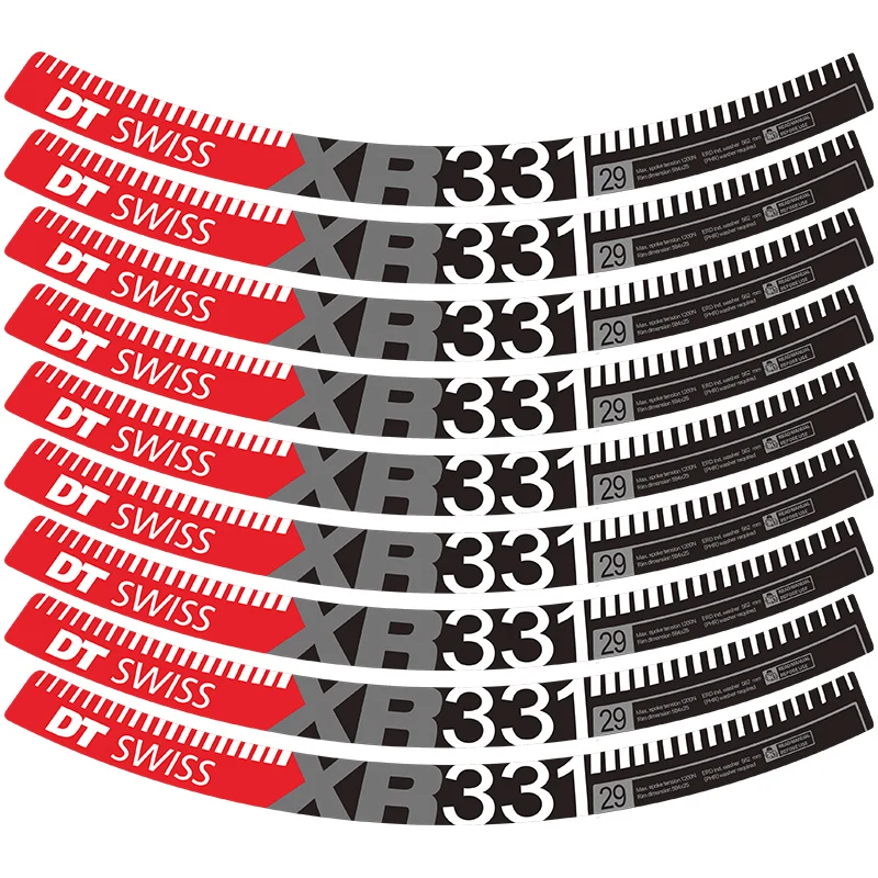 

Bicycle MTB DT wheel set sticker MTB DT XR331 rim stickers width 20mm