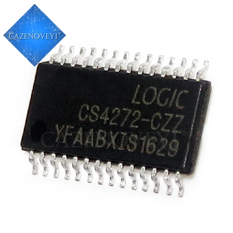1pcs/lot CS4272 CZZR CZZ TSSOP 28 Audio codec IC CODEC AUD 24BIT 114DB In Stock|Интегральные схемы| |