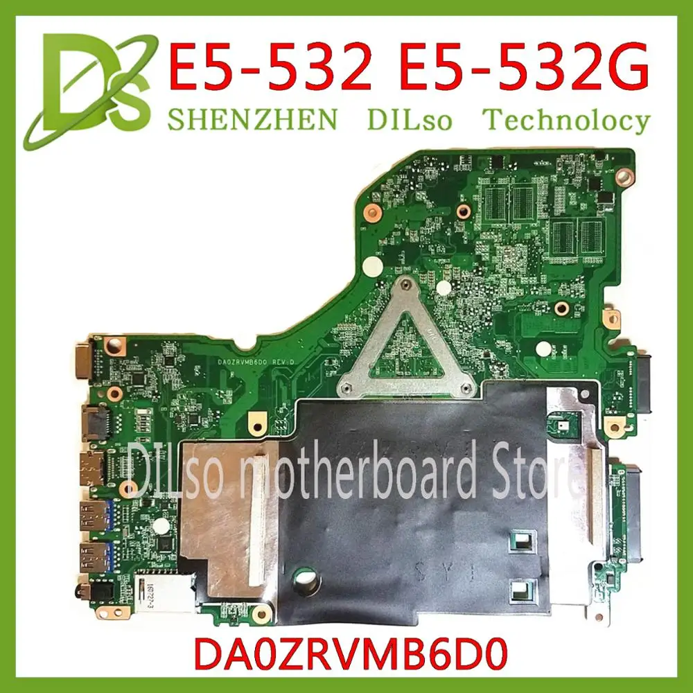 

KEFU DA0ZRVMB6D0 Motherboard For Acer Asipre E5-532G E5-532 Laptop Motherboard with N3150/N3050 CPU 920M original Mainboard