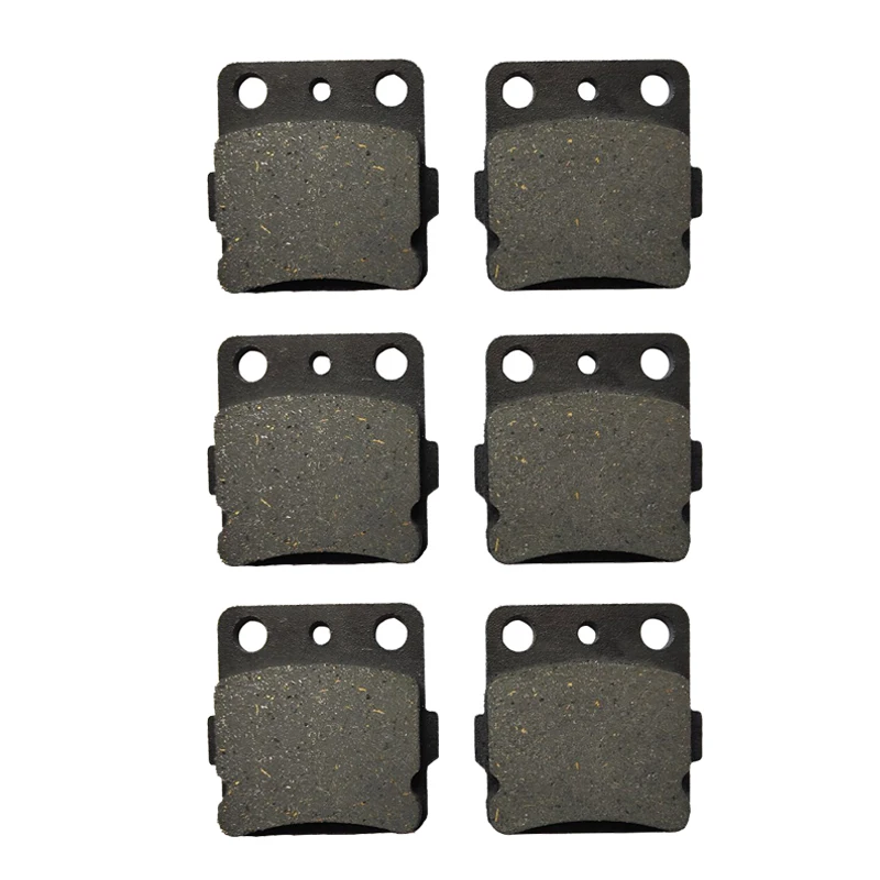 

3 Pairs Brake Pads for Yamaha RAPTOR 350 YFM350 2003 2004 2005 2006 2007 2008 2009 2010 2011 2012 2013 Front and Rear Brakes