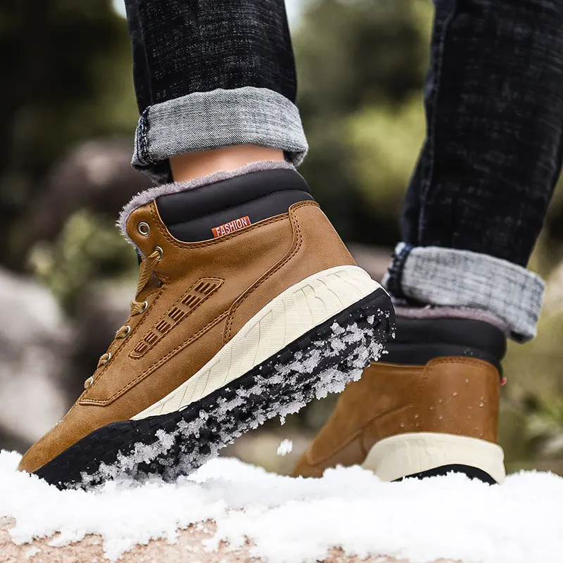 Модные Ботинки Martin мужская кожаная обувь с высоким верхом рабочая одежда для