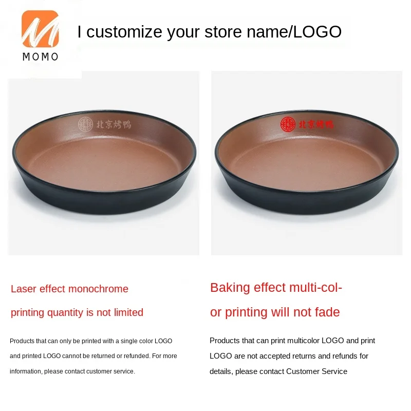 

Stoneware Imitation Porcelain Japanese Creative Plate Hotel Commercial Western Food Nest Plate Restaurant Dish round Deep Plate