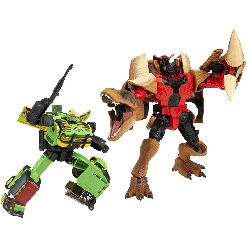 Transformers Generations Collaborative Jurassic Park Mash-Up Tyrannocon Rex & Autobot JP93 Action Figure Model Collection Toy