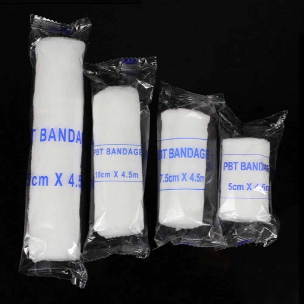 

5 Pcs/lot Wound Bandages Elastic Adhesive Stretch Bondage By The Roll Clean Hemostatic Bandage 3 Size Heath Care