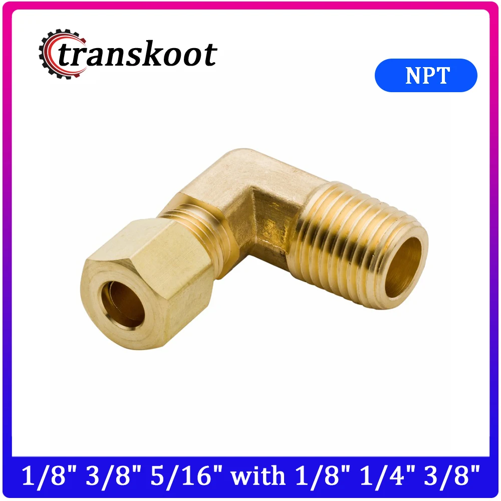 2шт 1 шт Трубка O.D 1/8 &quot3/8&quot 5/16 &quotс 1/8&quot 1/4 1/2 &quotрезьба NPT&quot папа &quotлатунный шланг