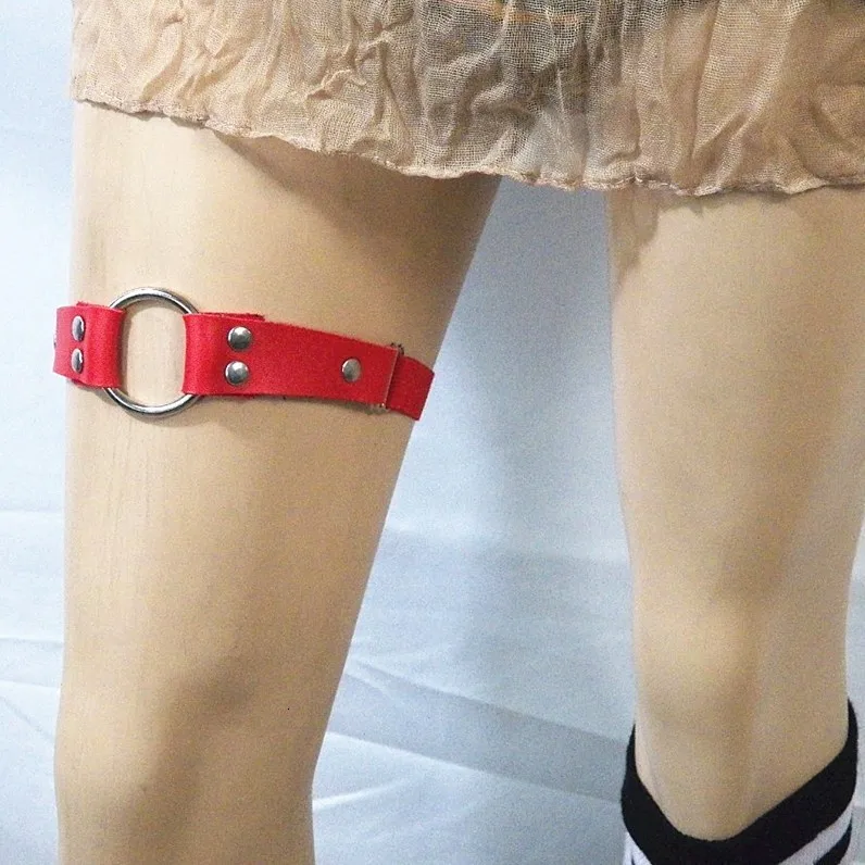 WKOUD EAM пирсинг в стиле панк подвязки ноги цепи кожаные женские очаровательные