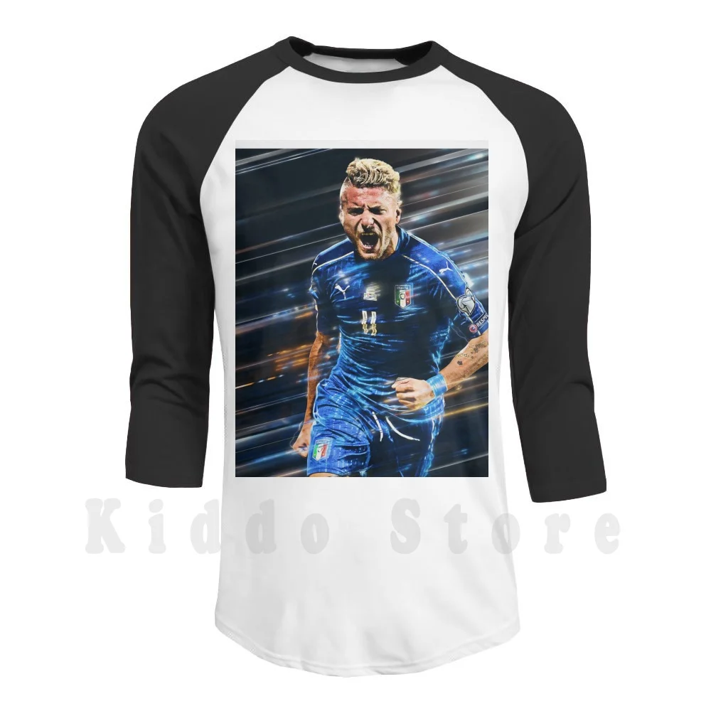 

Ciro Immobile Ss Lazio Hoodie Long Sleeve Logo Football Italy Ss Lazio Players Blue Golden League Spain Spanish