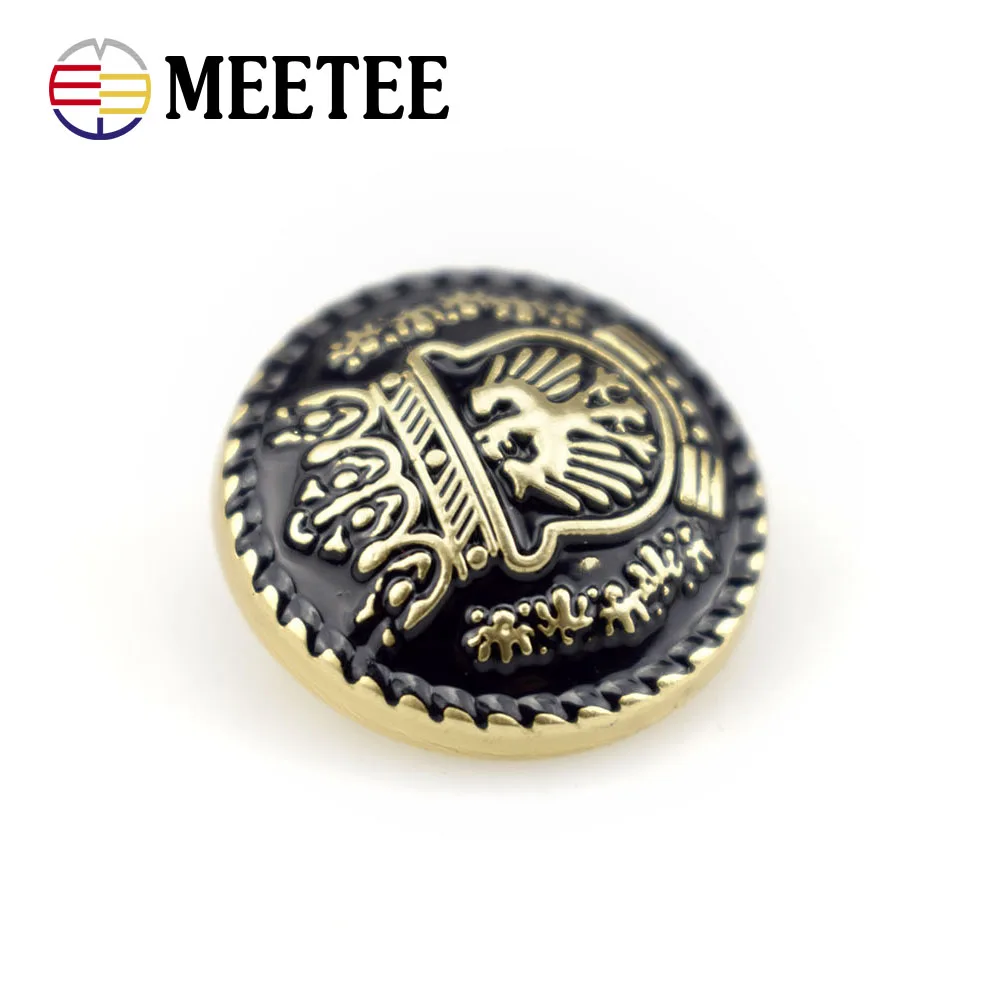 20 штук брендовые рубашки с металлическими пуговицами золотистый и черный