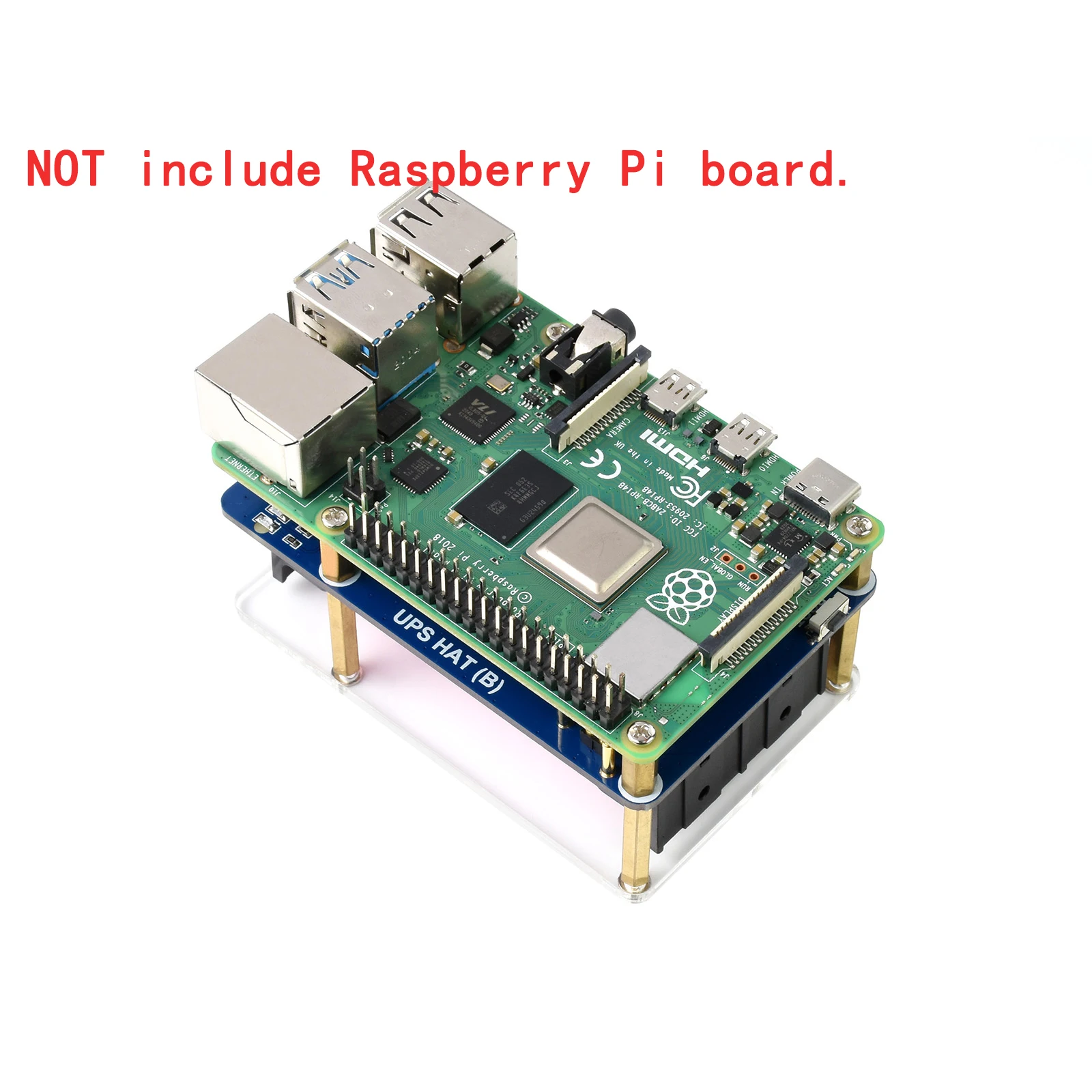 Источник бесперебойного питания 5 В аксессуары для модели RPI Raspberry Pi 3 3B Plus 4 Model B 4B