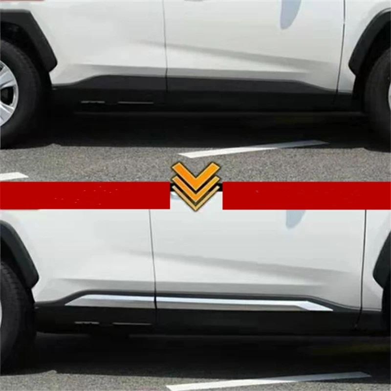 WELKINRY Автомобильная крышка для Toyota RAV 4 V XA50 2018 2019 2020 RAV4 ABS хромированный корпус