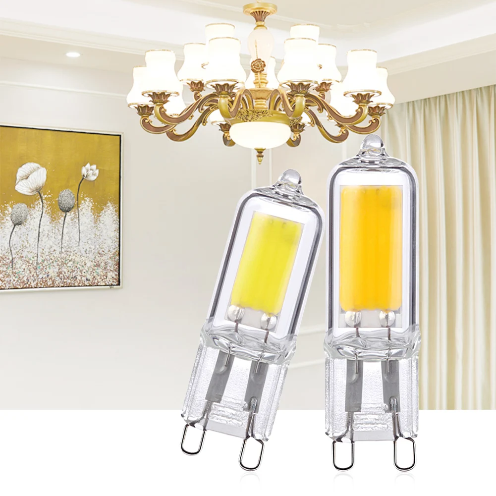 

Super Bright G9 LED Light Bulb 3W 5W 220V Glass Lamp Cold White/Warm White Constant Power Light LED Lighting G9 COB Bulbs