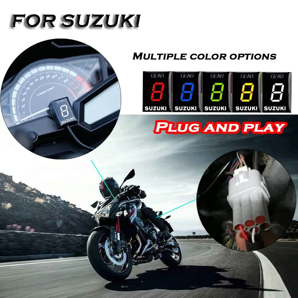 Для SUZUKI GSF 650 1250 Bandit GSXR 600 750 1000 650F охранной 800 SV DL v strom Шестерни Дисплей индикатор