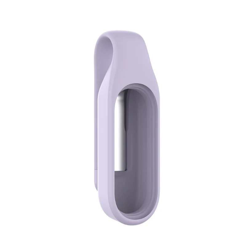 

T21B NEW Protective Case Bracelet Tracker Anti Lost Soft Cover For Xiao-mi MiBand 6/5 Shell Silicone Clip Buckle Holder