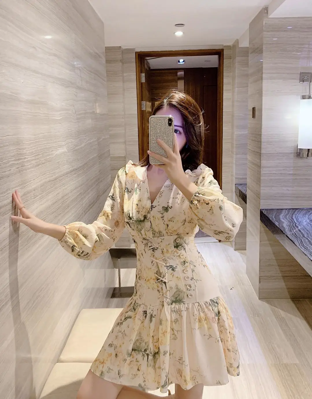 Новое модное элегантное платье с длинными рукавами женское облегающее винтажное