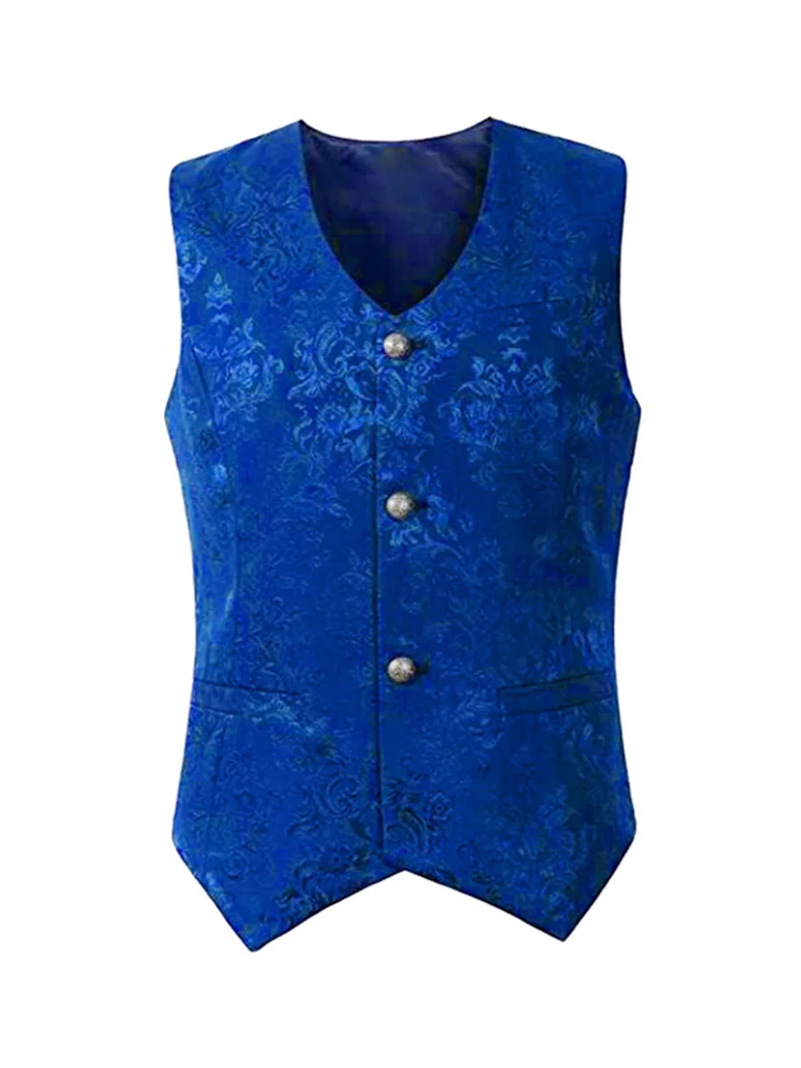 Мужской повседневный костюм в стиле ретро средневековый Готический жилет