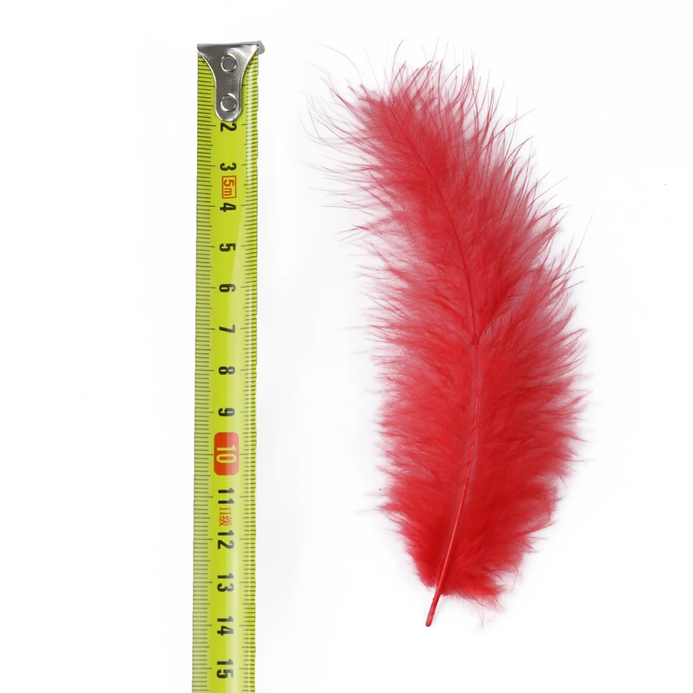

50PCS Fluffy Turkish Marabou Feather 4-6 Inches For Jewelry Crafts Accessories Wedding Earrings Christmas Tree Decoration Plumes