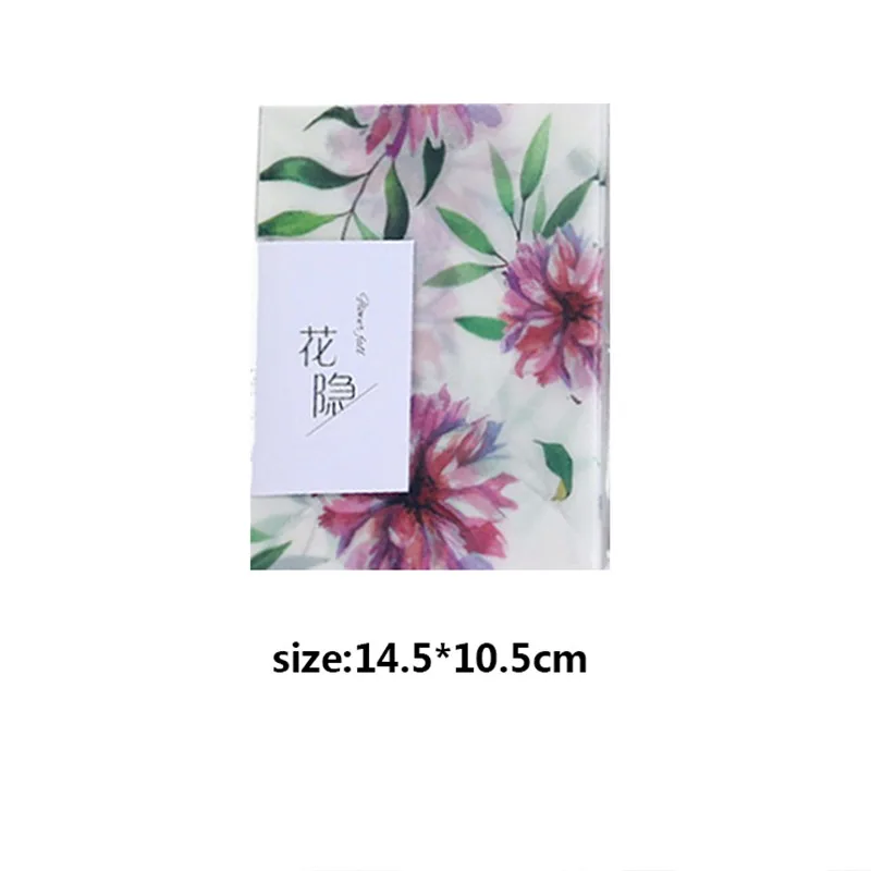 

6PCS/PACK 145*110mm student office flower hidden sulfuric acid paper envelopes 6 random