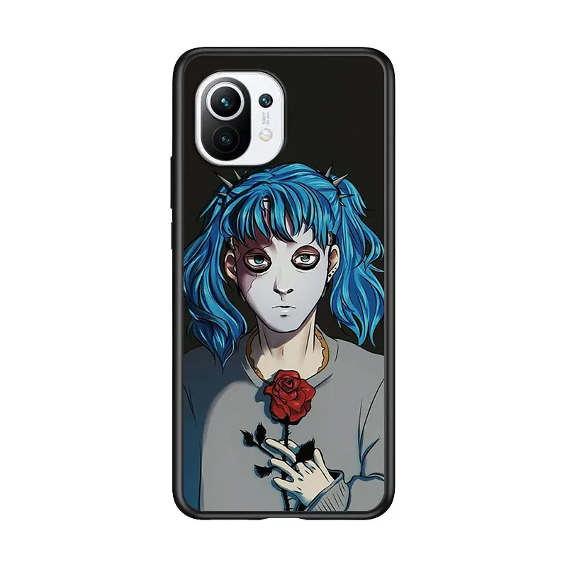 

Sally Face Game for Xiaomi Mi 11 10T Note 10 Ultra 5G 9 9T SE 8 A3 A2 A1 6X Pro Play F1 Lite 5G Black Phone Case