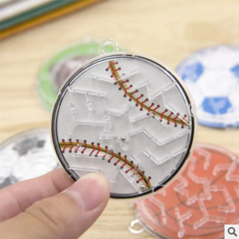 Детские Сталь мяч животных головоломки-лабиринта игрушка творческий практичный