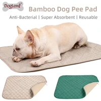 upgraded bamboo fiber dog pee pad eco friendly rpet waterproof pet mat dogs training pad
