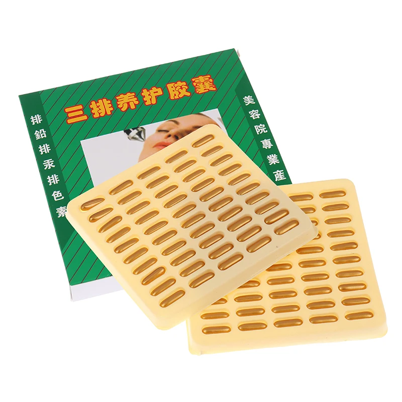 100 шт./кор. Красота салонный уход за кожей лица детоксикации капсулы отбеливание