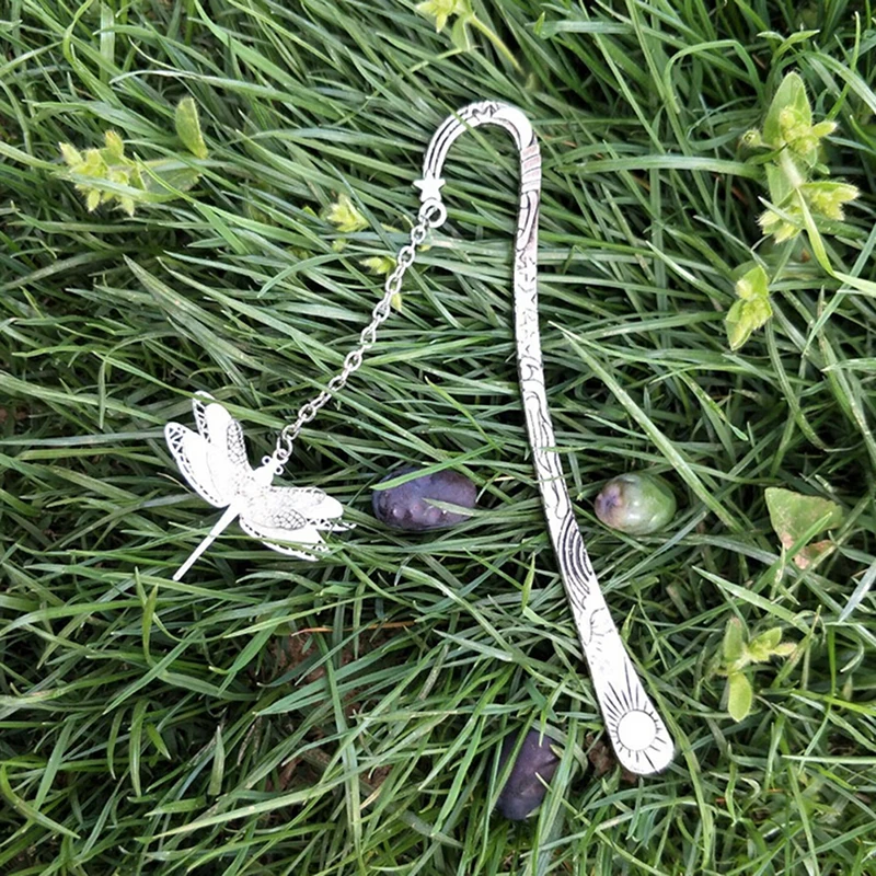 1 шт. светящаяся в темноте Закладка-бабочка тибетская Серебряная книжка-маркер