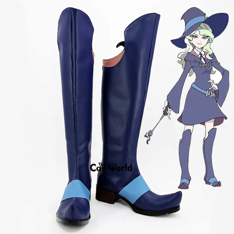 Little Witch Academia Diana Cavendish Anime Customize Cosplay Shoes Boots