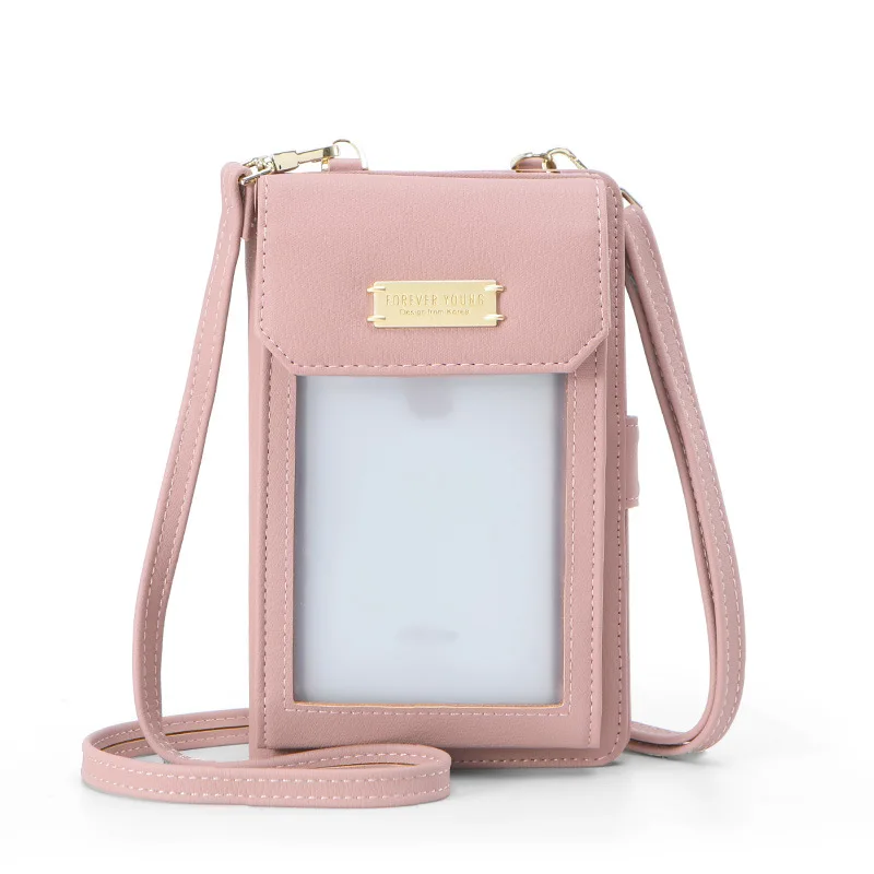 

Shoulder Cell Bag Phone Wallet Female Card Holder Zipper Multifunctional Bag Crossbody Bag Purses Small Fashion Daily Use Mini