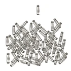 Рыболовный крючок с зазубриной, 100 крат, пружина из нержавеющей стали, аксессуары для рыбалки, центрирующий штифт, пружинные замки, рыболовный крючок