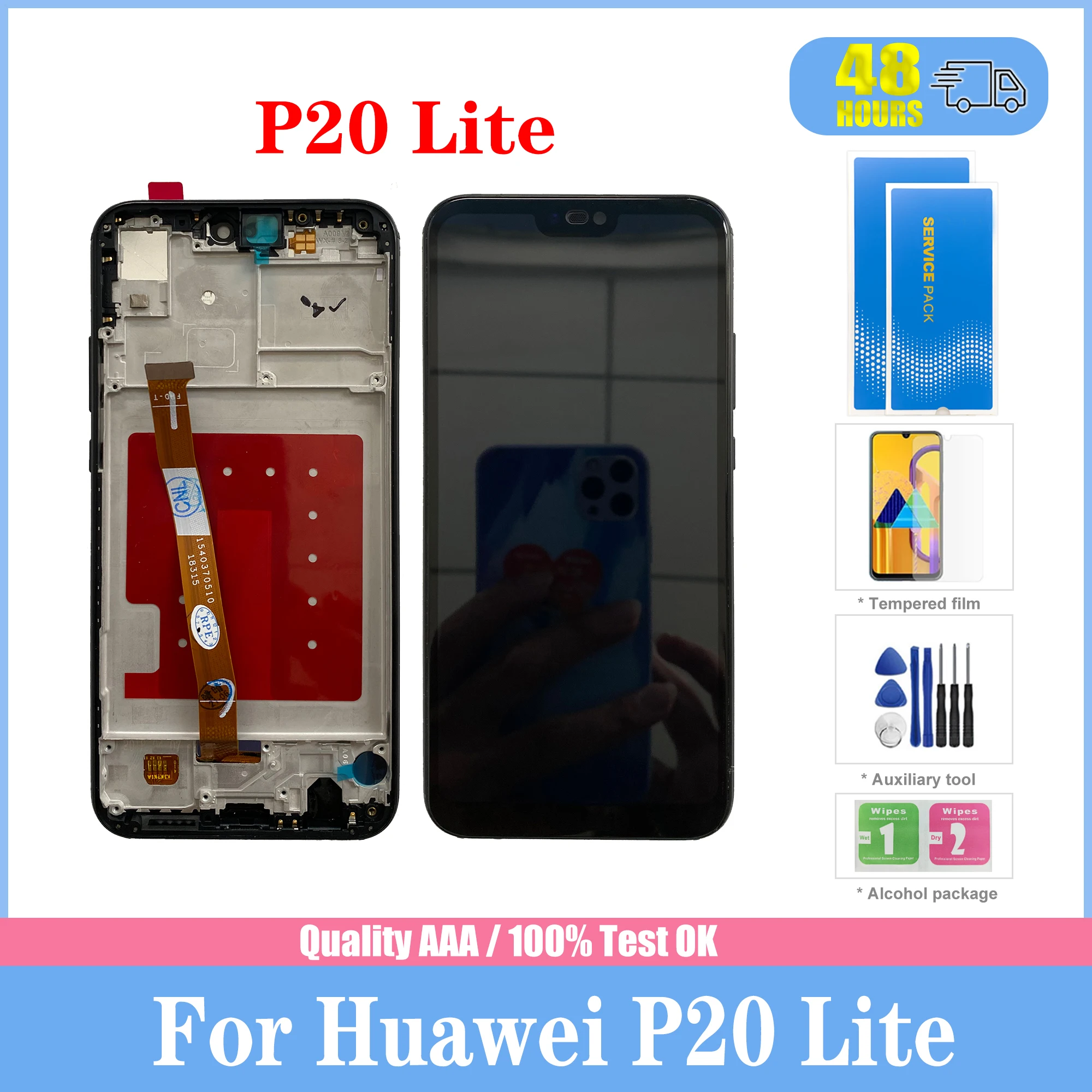 

Дисплей 5,84 дюйма 2280x1080 IPS для HUAWEI P20 Lite, ЖК-сенсорный экран, эргономичный с принтом Rahmen, оригинальный ЖК-дисплей P20 lite ane-lx3 nova 3e