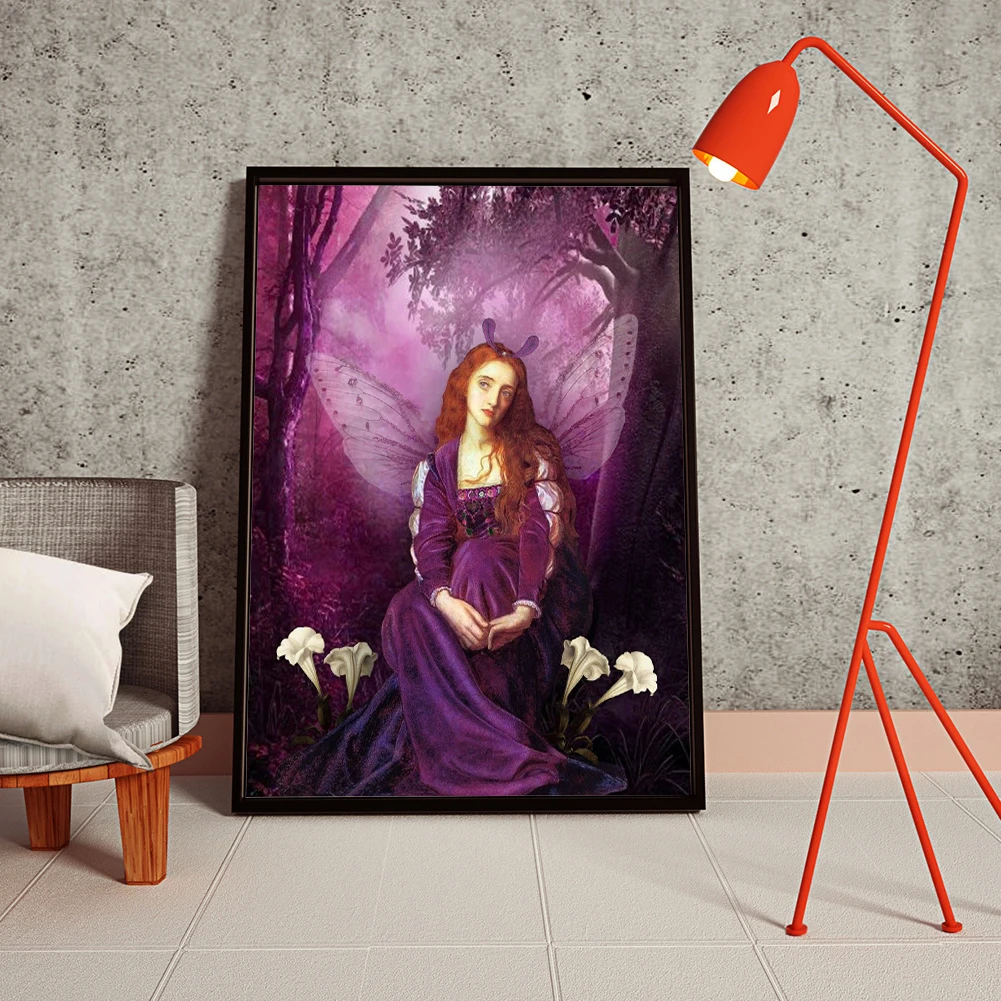 5D DIY Полная Алмазная картина эльф бриллиантовая мозаика набор для домашнего