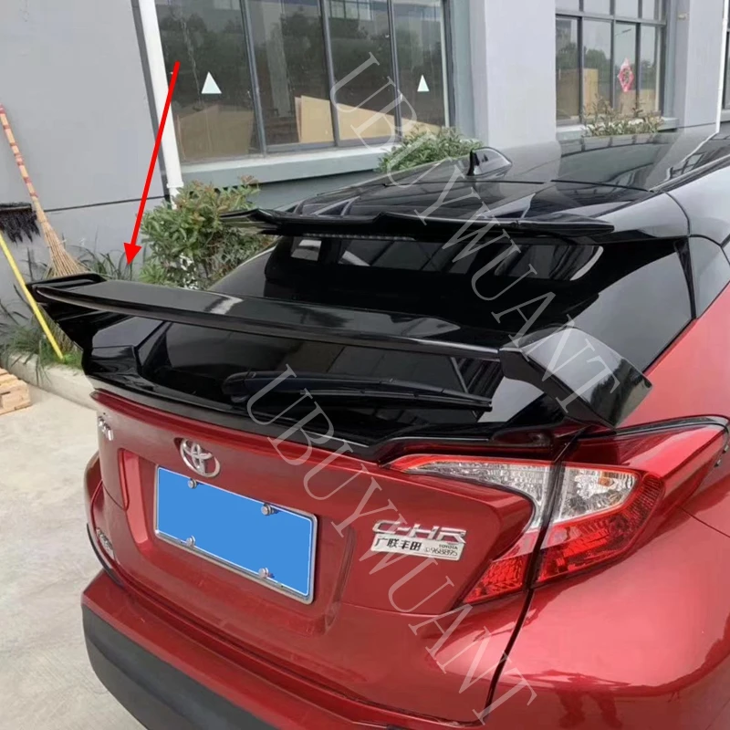 ABS Материал заднего крыла багажник спойлер для Toyota C HR ЧР IZOA большой 2017 2018