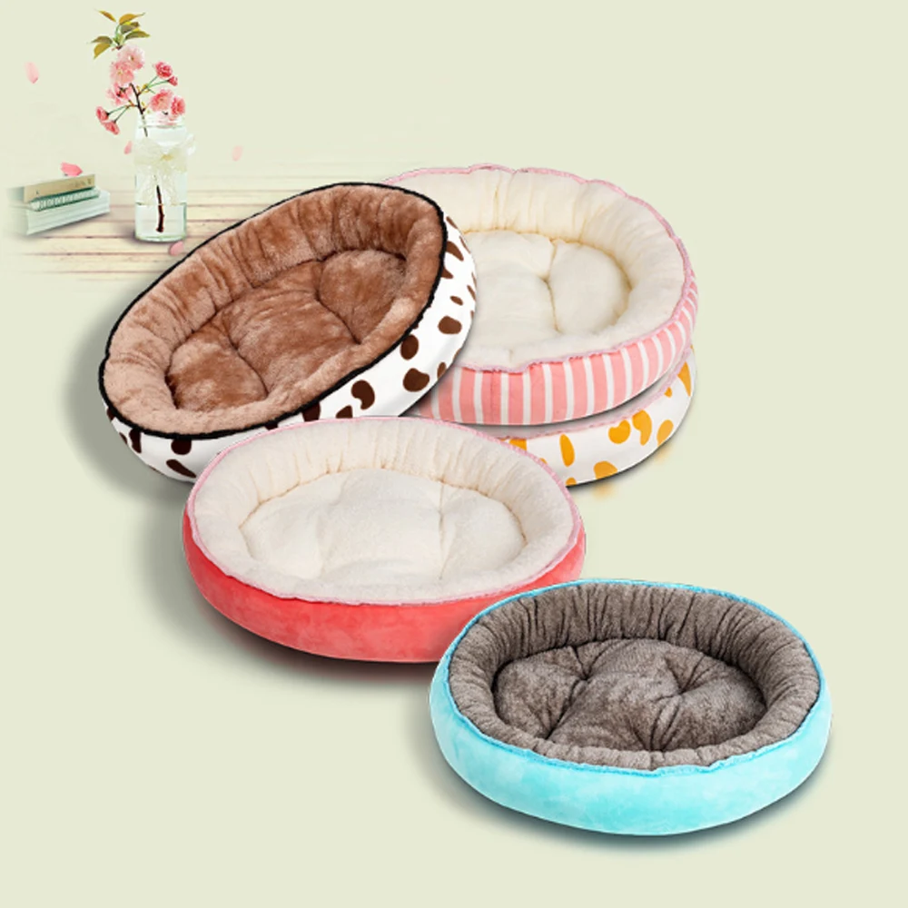 Cats Soft Plush Puppy Nest Cushion Pet Bed Mat For Small Medium Big Dogs Winter Warm Cat Dog Sleeping House | Дом и сад