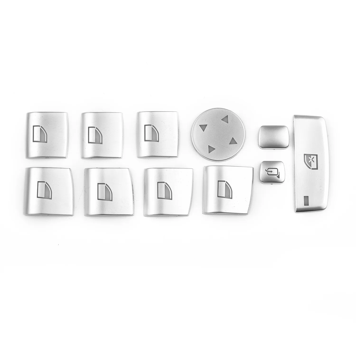 

F10 F18 Cover Switch Button Lift Trim 13pcs 2011-2017 ABS Chrome Durable