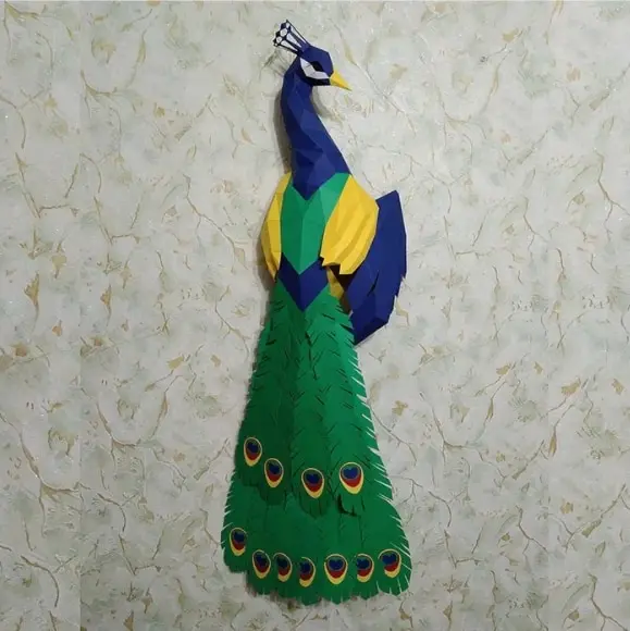 Подарочный набор 3d конструктор оригами &quotПавлин&quot | Игрушки и хобби