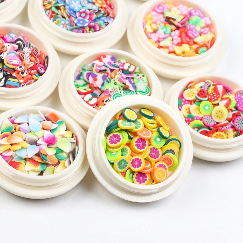 1 бутылка Мягкая Керамика дизайн ногтей украшения аксессуары поставки DIY 3d части