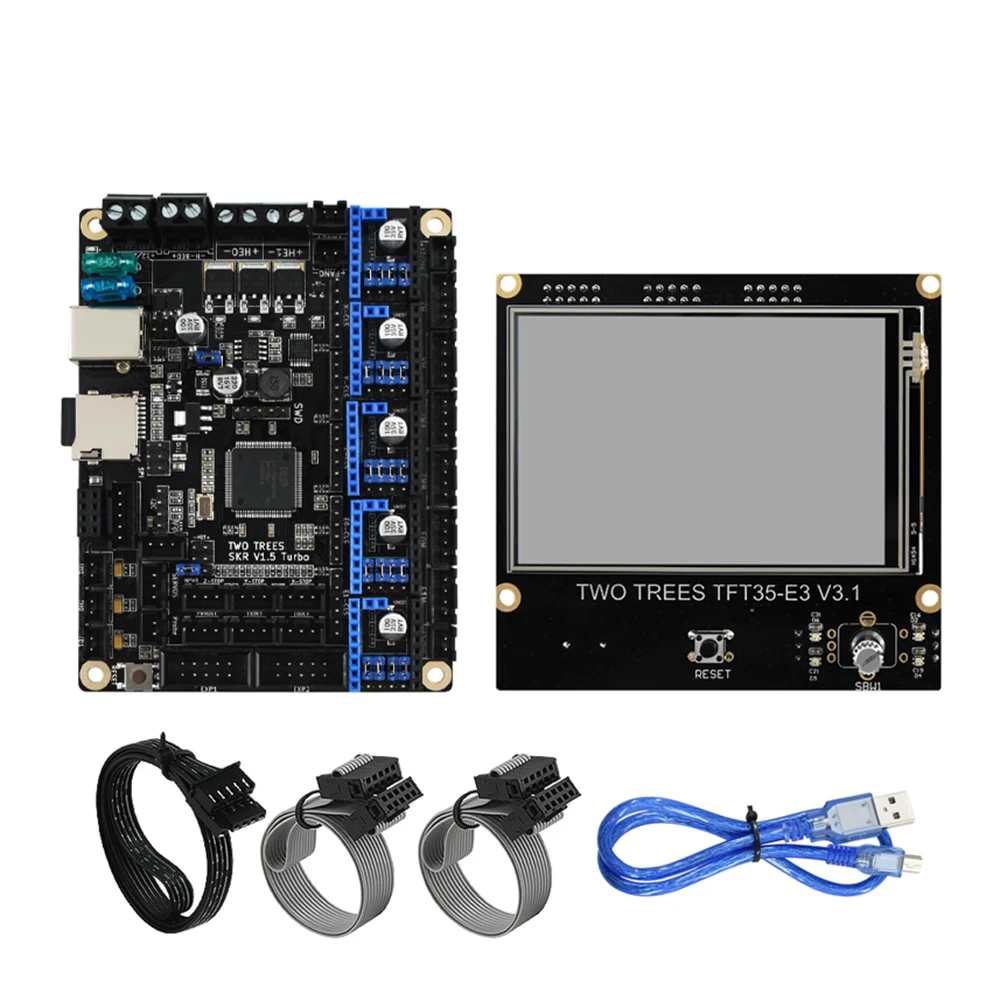 Two Trees SKR V1.5 TT Turbo 32-битная плата Запчасти для 3D-принтера V1.4 MKS GENL TMC2209 TMC2208 обновления