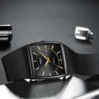 nibosi watch men waterproof stainless steel fashion sport quartz clock mens watches luminous top brand luxury wristwatch 2338