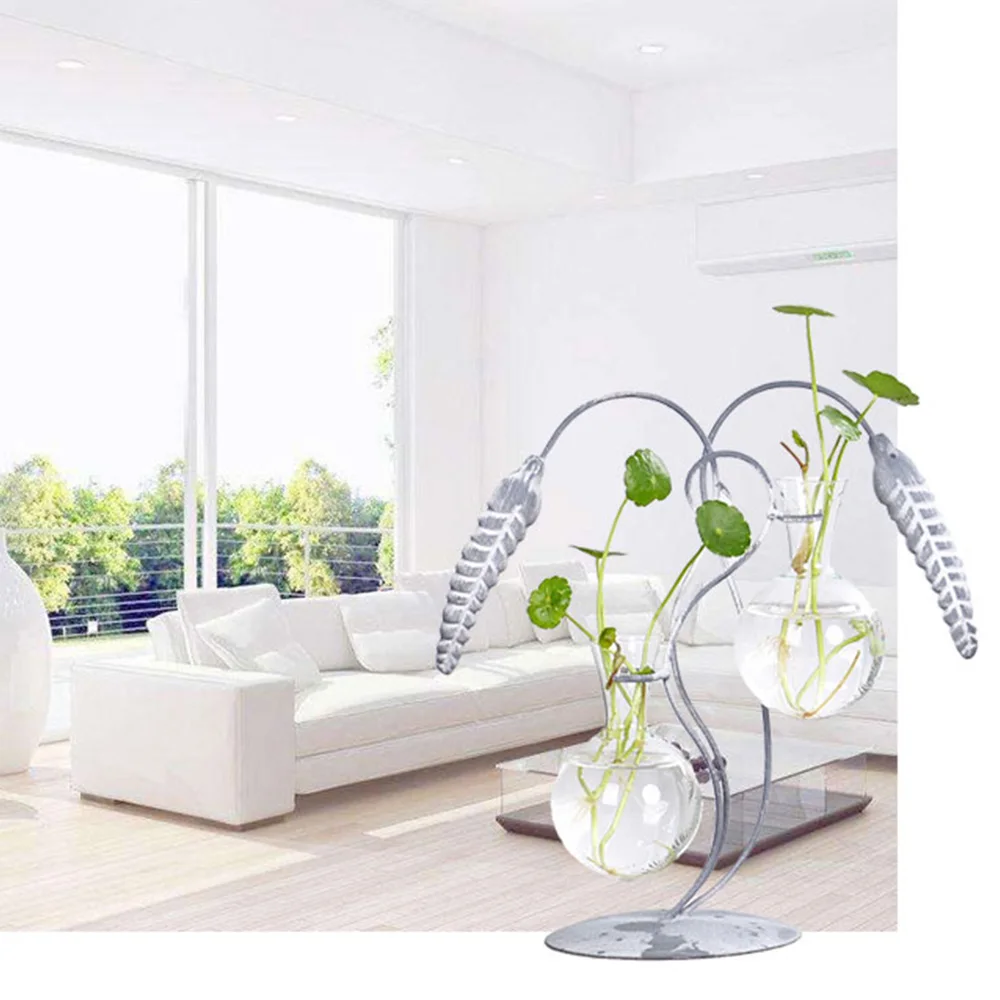 Винтажный рисовый цветок Спайк креативная гидропонная ваза маленькая свежая