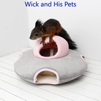 small pet nest hamster warm flying saucer hammock winter honey trap ufo can hang multi layer toy hanging nest small animal bed