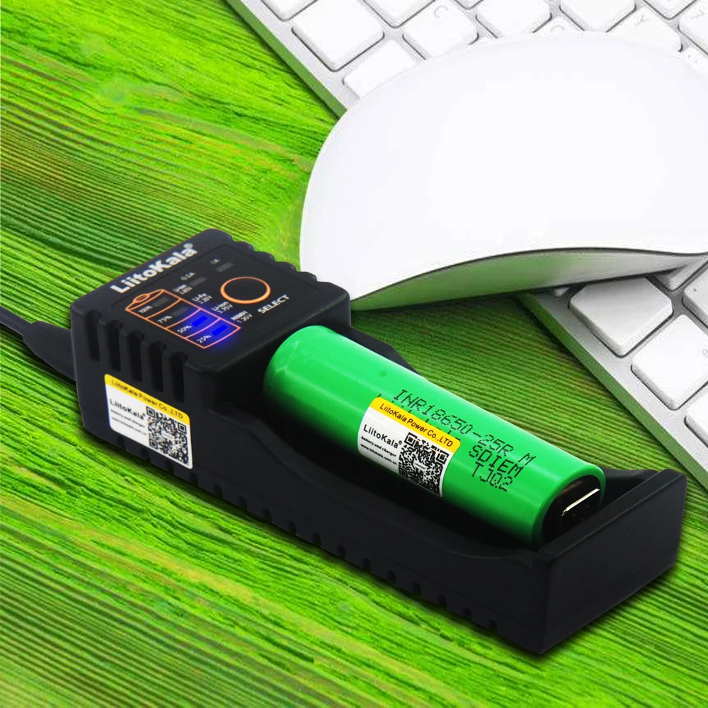 Liitokala 18650 26650 литиевая батарея INR18650 25R 2500mAh аккумуляторная 3 7 V lii-100 зарядное