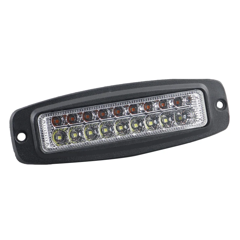 

18 Вт Светодиодный светильник бар 12V заподлицо Подсветка светильник s комбинированного луча 24 вольтовая светодиодная седельный тягач рабочи...