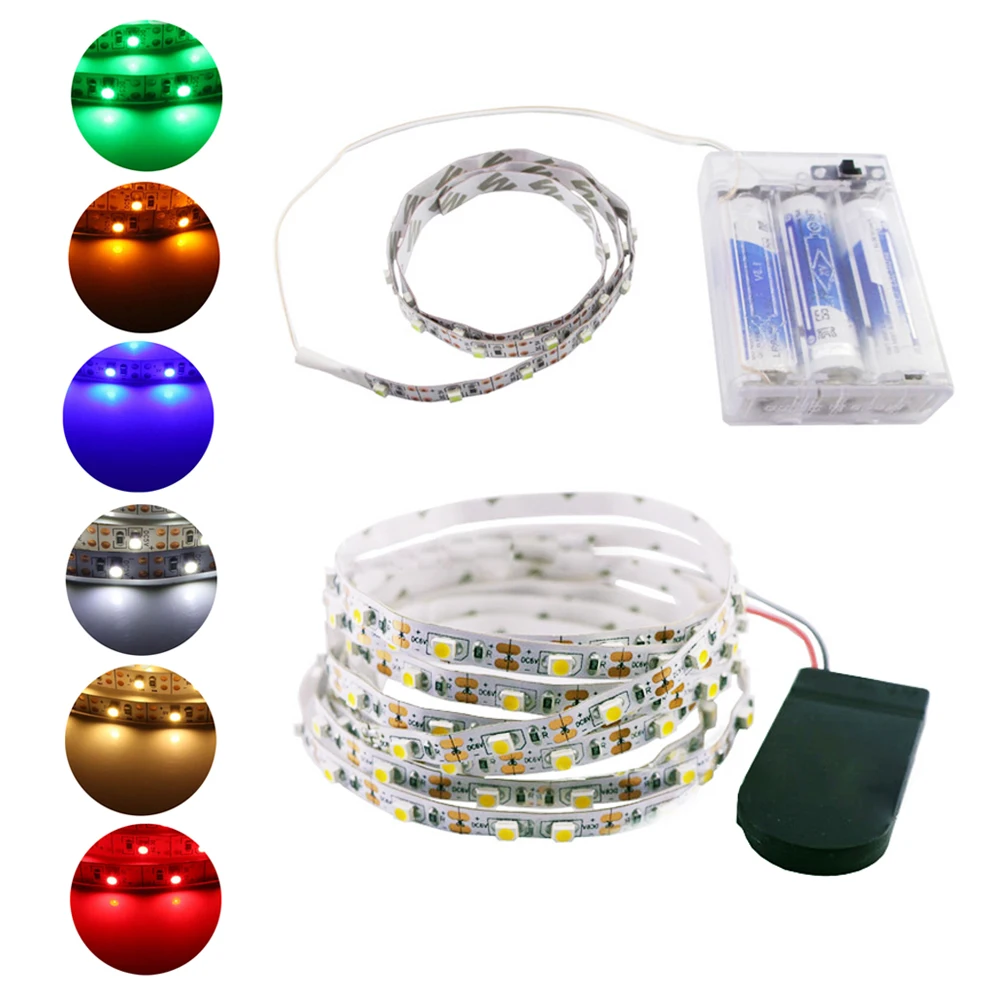 Светодиодная ленсветильник 5 в 2835 SMD водонепроницаемая гибкая светодиодная лента