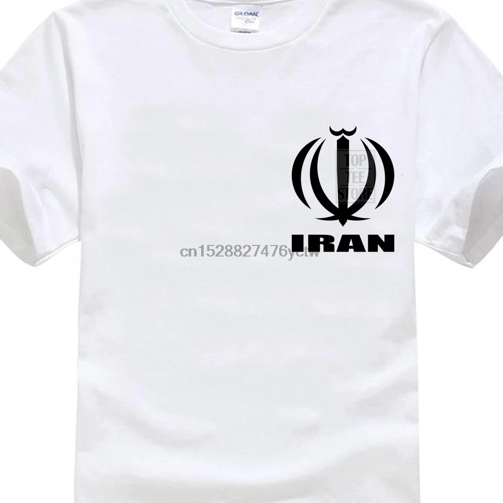 Иранский флаг Иран футболист вентилятор Футболка мужская брендовая одежда