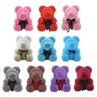 Искусственное мыло из пены в форме медведя, мыло без запаха в форме розы, подарок на день Святого Валентина, игрушки для беременных